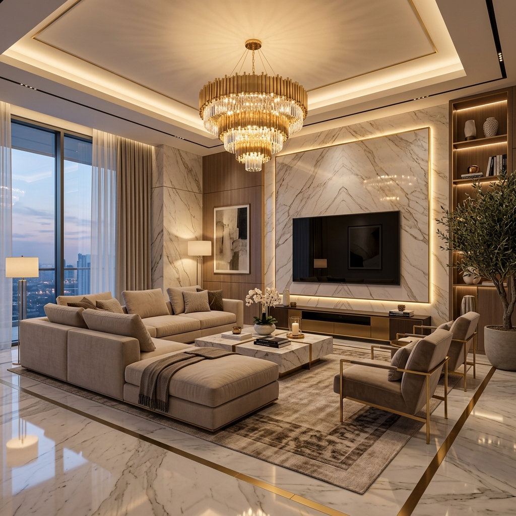 Luxury Living Room Interior Design